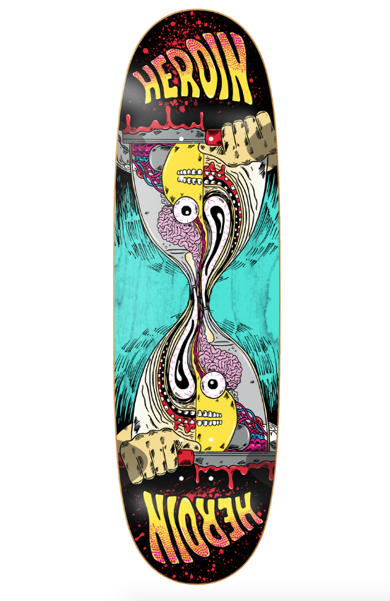 Heroin Skateboards Merged Egg 9.25